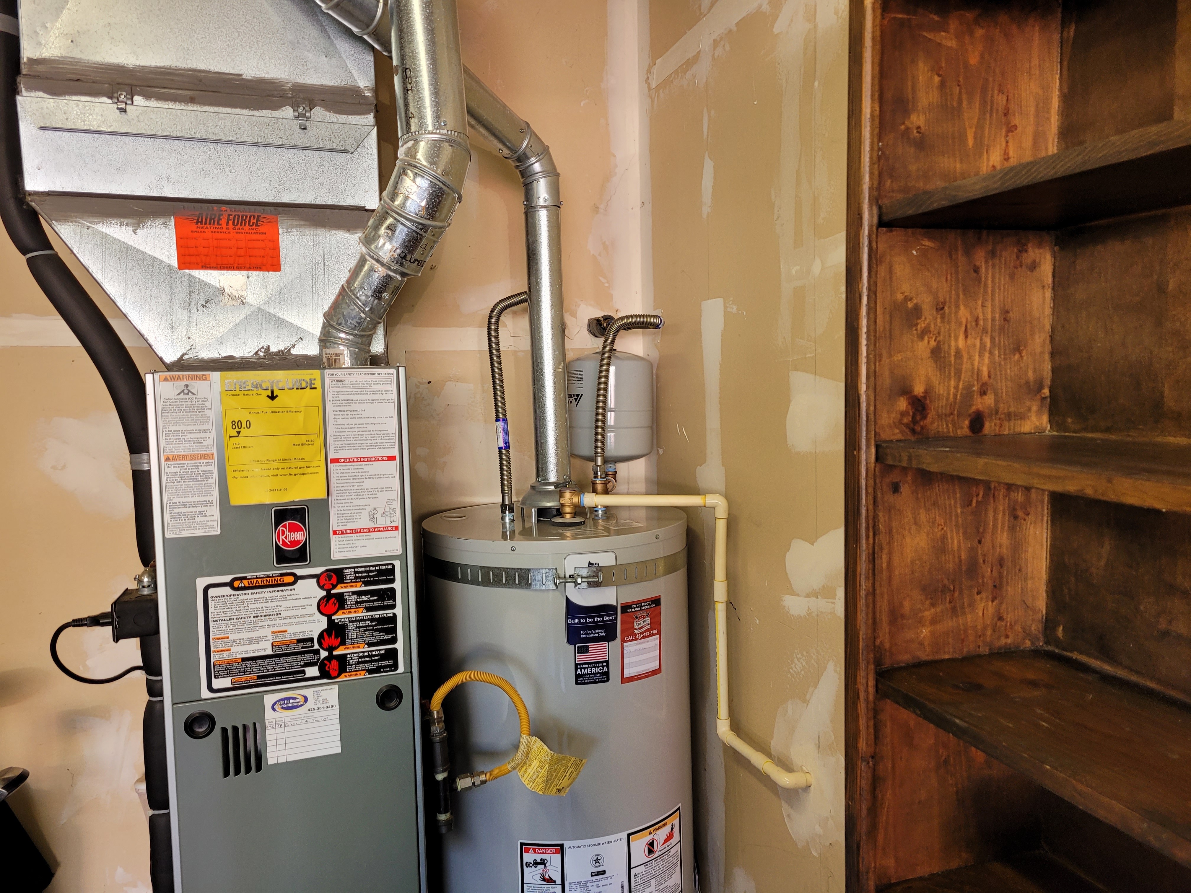 Water heater service