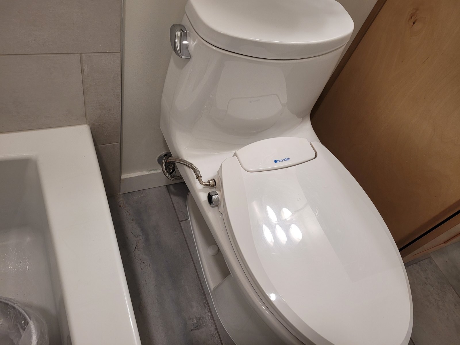 Toilet Replacement in Lynnwood: A New One-Piece in the Hall Bath, Tested From the Crawl Space